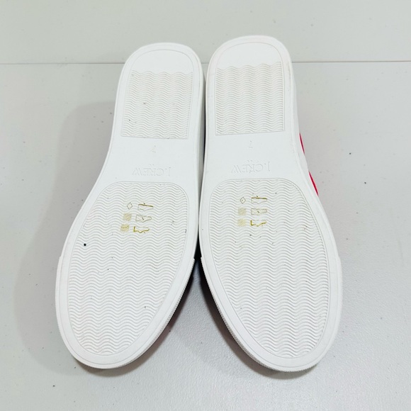 J. Crew women's 7 velvet road trip slip on sneakers in bright rose‎ pink - Picture 8 of 8